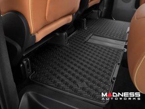 Volkswagen ID. Buzz Floor Mat Set - MonsterMats - Buzz Logo - Third Row - Bench Seating